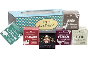 DUCS DE GASCOGNE - Panier Gourmand "Apéro du Chasseur" - Comprend 6 produits - Spécial Cadeau (901762)