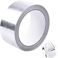 20 m Aluminiumband, Selbstklebend Aluminium Folien Klebeband Aluband, Silber Folienband Hitzeschutzband Dichtband für…