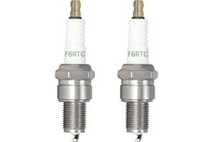 LEIBOCHAO Pack of 2 F6RTC Spark Plug Replacement for Lawnmower and Small Engines Tractor, for NGK 7822/6634/BPR6ES/995/WR6DC 7900/WR7DC/RN9YC RN10YC RN11YC/3047/W20EPR-U/VW20/ MTD 951-1 0292 751-10292 131-039,