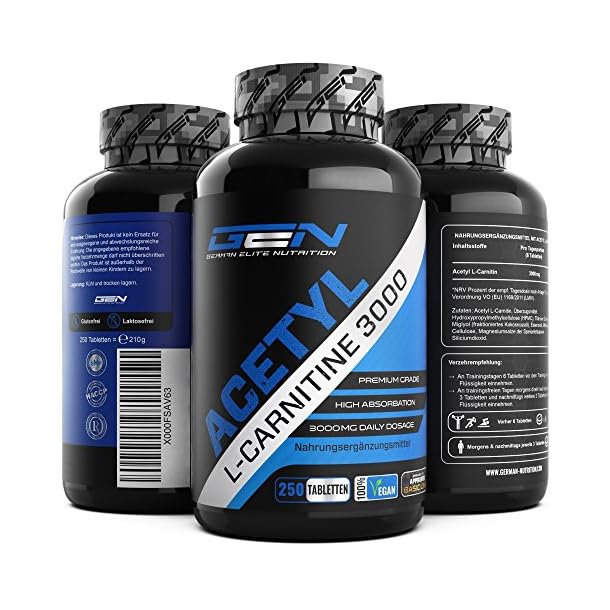 Acetyl L-Carnitin 3000 - German Elite Nutrition | Top Fettverbrennung
