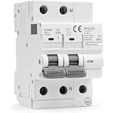 Combined protection with permanent and transient surges+MCB C25 | single phase surge protector Imax 15kA MCB Curve C 2P 25A A