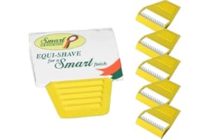 THE BUNDLE VAULT Pack of 5 Equi-Shave Horse Razors for Horse Hair Grooming