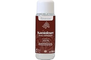 Saunaduft Finesse Sauna Aufguss Konzentrat 250ml, Saunadüfte für Zuhause (Kaminfeuer)