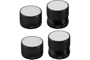 4-pack justerbara sänghöjare i metall, 27–40 mm för möbler, benförlängare, basförstärkare med brusreducerande silikonfötter f