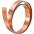 uxcell Copper Sheet Roll, Metal Foil Plate 1000mm x 10mm x 1mm
