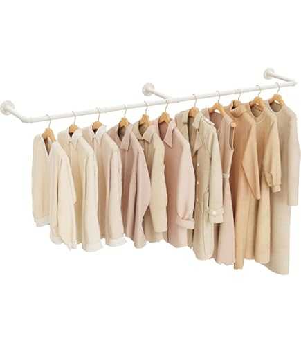 Eck Kleiderstange Industrial - 120x33 Cm Wand Zu Wand Metall