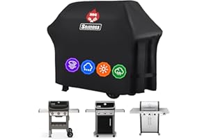 Semoss Copertura Barbecue,Copri Barbecue da Esterno Impermeabile,Per Impieghi Pesanti Oxford Telo Custodia per Weber Spirit E310,E315,E330 e Spirit ii E310,Anti UV Polvere Neve Pioggia 132x66 x109cm