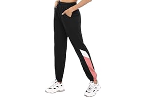 Marvmys Pantaloni 3/4 da Donna in Cotone Sportivi Donna Estivi Pantaloni Casual Yoga Fitness Larghi Trekking Running Donna Pantaloni S-XXL