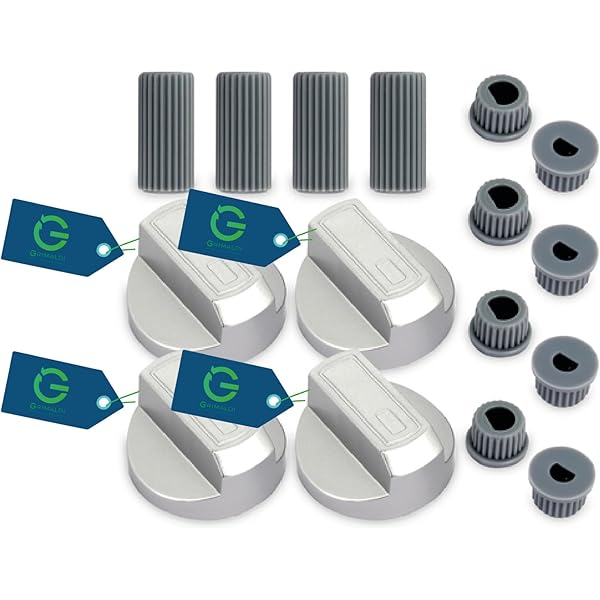 Manopole Fornello A Gas 6mm - Set 6 Pezzi In Lega Di Zinco, Per Piani Cottura E Forni - Foto 4