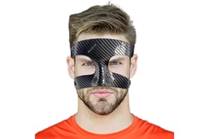 Protège-nez pour le visage | Protection complète du visage en composite PVC – Protégez votre visage et votre nez contre les impacts de danse, volley-ball, Qarido