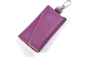 Brilliance Co Astuccio portachiavi, in pelle, con portachiavi in pelle