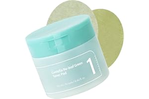 numbuzin N.°1 Toner Pads | Toner Pads Centella Re-Leaf Green | Plantas calmantes, Centella Asiática | Almohadillas doble lado | 70 unidades, 190 ml