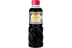 OTSUMAMI-LAND.COM Sojasauce Dunkel, Kikkoman Sojasoße ohne Konservierungsstoffe, Soja-Sauce natürlich gebraut, Shoyu Sauce Soja-Soße für Sushi und Sashimi 500ml