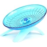 Hamster Flying Saucer Plastic Running Wheel Playing Toy Hamster Running Sports Wheel for Gerbils Squirrels Guinea Pig (TTX-05