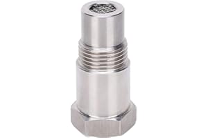 AQXREIGHT Spacer Adapter Satainless Steel Oxygen O2 Sensor Spacer Adapter Bung Catalytic Converter Fix Check Engine Light Socket Set