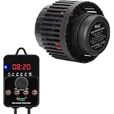 hygger Aquarium Flow Pump, 9000LPH Aquarium Circulation Bormba with Intelligent Controller, 14W Ultra Quiet Wave Maker Aquari
