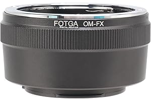 Fotga Adattatore OM-FX per obiettivo Olympus OM su fotocamera Fujifilm X Mount X-S20 X-H2S X-H1 X-Pro3 X-Pro2 X-T4 X-T3 X-T2 X-S10 X-T30 II X-T30 X-T30 X-T20 X-T200 X-T100 X-E4 X-E3 X-A7 X-A