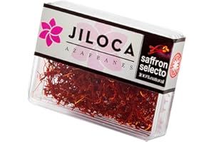 JILOCA AZAFRANES Azafrán en Hebras Español Selecto Pack 3 uds x 2gr (Cat. I - ISO 3236). Sabor en Estado Puro. Especias para cocinar. Envase de Azafrán en Estuche
