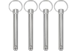 QUARKZMAN snabbspänningsstift 3/8 tum 10 mm 106 mm kolstål 4-pack