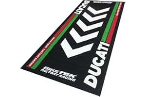 Bike It Teppich Biketek Ducati Serie 4 Garagenmatte Motorradteppich