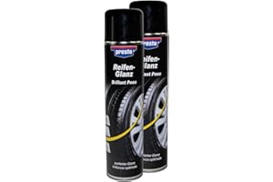 PRESTO_BUNDLE Reifenglanz Spray Reifenpflege Schutz Glanz Versiegelung Presto 383458 2 X 600 ml