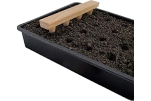 Creamore Mill Seed Tray Dibber Spacer Handcrafted in Oak Timber For Seed Tray & Nursery Beds Great Gift For Gardener