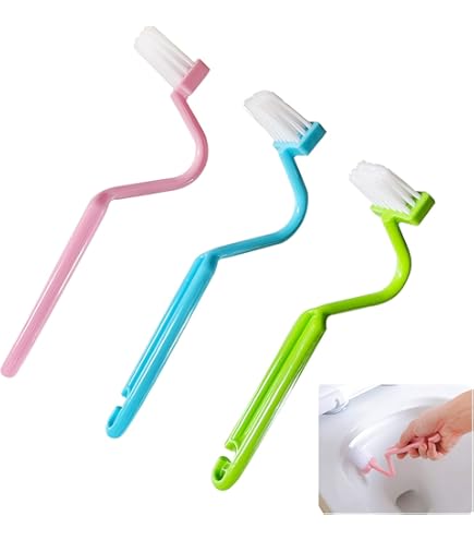 Rival WC-Randreiniger Set 4er - Toilettenbürste Mit PP-Borsten