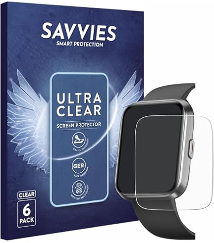 Lot De 6 Films Protection Écran TPU Flexible Pour Montres Gydom IDW19 / IDW13 / IDW15 - Auto-Réparant HD Transparent