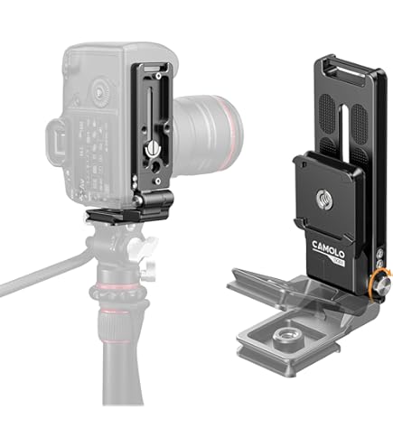 DSLR Camera L Beugel Quick Release Plate Verticaal Horizontaal