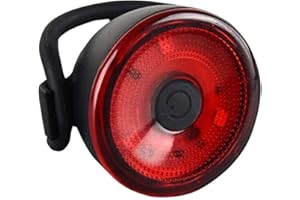 HAINICE Feu Arrière Vélo Lampe Vélo Eclairage Velo Témoin D'avertissement du Type De Batterie Intelligente Feu Arrière D'avertissement De Sécurité Feux Arrière VTT Rouge