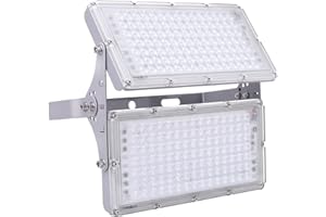 Sararoom Focos LED Exterior 200W, 20000LM Super Brillante Foco LED, 6500K Blanco frio Proyector LED Exterior, IP65 Impermeable Luces de Seguridad Iluminación para Jardín Garaje Patio Césped Estadio