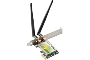 ‎ZIYITUOD Ziyituod WLAN Karte, AC 1200Mbps WiFi PCIe Netzwerkkarte, 5GHz/2.4GHz Dual Band Wireless Karte für Desktop/PC, Unterstützung Win 7/8/10/11(32/64bit)