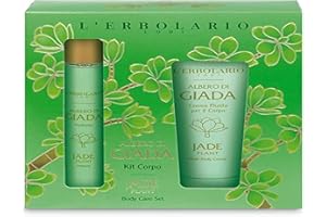 L'ERBOLARIO L' Erbolario - Kit Corpo Albero di Giada | Set Regalo composto da Profumo Albero di Giada 15 ml + Crema Fluida per il Corpo Albero di Giada 75 ml | Edizione Limitata