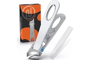 INXEN Tagliaunghie Professionale Lama inclinata a 45° per Unghie Incarnite Spesse, Ergonomia Tagliaunghie Set per Unghie Delle Mani e Piedi, Tagliaunghie Tronchesino per unghie per Uomo Donna Adulto Anziani