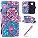 Produktbild Schutzhülle für Samsung Galaxy A8 Plus 2018 Hülle PU Leder,Galaxy A8 Plus 2018 Neo Case,Hpory Elegant Retro 3D Design Colorful Painted with Lanyard Handyhüllen Leder PU Brieftasche im BookStyle Klapphülle Case With Multi-Kredit Kartenfächer Wallet Flip Cover mit Magnetverschluss und Ständer Cover Case PU Leder Und Silikon Innenschale Anti-Staub Anti-Kratzer und Shockproof Ledertasche Tasche Schutzhülle für Samsung Galaxy A8 Plus 2018 + 1 x Hpory Stylus-(Schmetterling)