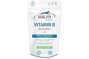 DOG FIT by PreThis® Vitamin B - Für die Normale Nerven- und Blasenfunktion sowie den Bewegungsapparat von Hunden I Vegan & ohne künstliche Zusätze I small bis 10kg