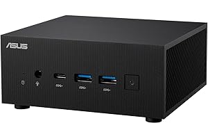 ASUS ExpertCenter PN52-BBR556HD - Mini Ordenador de sobremesa Barebone (AMD Ryzen 5 5600H, DisplayPort 1.4, Radeon Graphics, WiFi 6, Sin SO) Negro