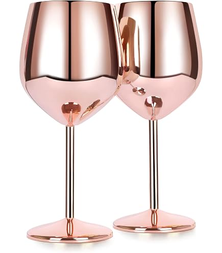 DIAMANTE Bicchiere Da Vino E Gin Con Cristalli Swarovski A Forma Di Cuore - 610 Ml, Vetro Soffiato, Confezione Regalo