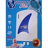 D&uuml;nyanın Eniyi Banyo Şofbeni 9 Emniyet Tasarruf World Star Şohben 3 Yıl Garantli B&uuml;y&uuml;kBoy Su Isıtıcı