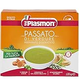 Plasmon Passato Preparato Disidratato 120g (12 confezioni) Box per tutta la famiglia, 5 verdure scelte