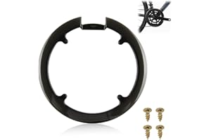 THKO Housse de pignon de vélo, 42 à 44 dents, pour VTT, protège la chaîne et le plateau noir, accessoire de vélo robuste, idéal pour les VTT et les déficiences routières