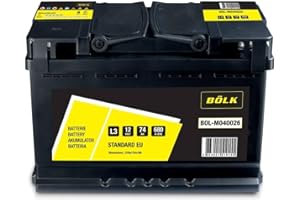 BÖLK Batterie de voiture BOLK 74Ah/680A RENAULT CLIO 1.5 dCi 90
