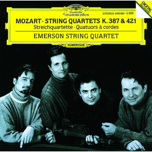 Mozart String Quartets K.387 & 421 by Emerson String Quartet on Amazon