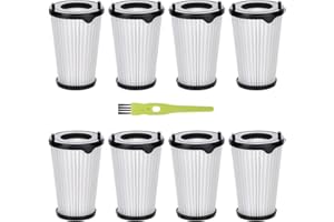 GINESKER Filter für AEG CX7-2 & QX8 AEF150 Ergorapido Akkustaubsauger Zubehör CX7 Flexibility Animal Ersatzfilter für AEG CX7-2-45an CX7-2-i360 CX7-2-s360, 8 Stück