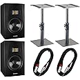 ADAM Audio T7V 7" Studio Monitors with Desktop Stands & Cables