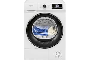 Bomann® Wärmepumpentrockner 8kg | kein Wasseranschluss nötig | Trockner m. Antiknitterfunktion | Wäschetrockner 15 Programme | Kondenstrockner | umweltfreundliches Kühlmittel R290 | WPT 7154 weiß