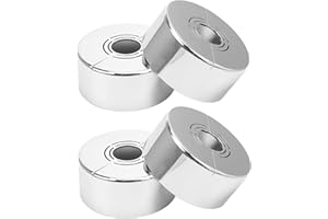 LCYEN 4 Stück Rosetten für Duscharmaturen, 70x30mm Duscharmatur Abdeckrosette, Rosette Duscharmatur, Duschrosette Abdeckung, Abdeckrosette 3 Größen Verstellbar für Duscharmaturen, Wasserhähne, Heizungsrohre