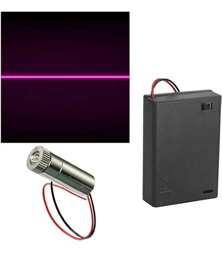 Module Laser Rouge 650 Nm 5 MW – Alimentation 4.5V, Durée De Vie 2000h – Pour Pointage, DIY, Projects