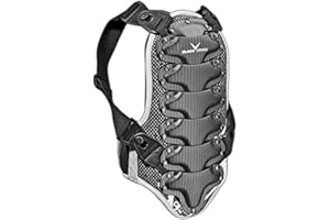 Black Crevice Crevice, Paraschiena per Bambini Unisex-Adulto