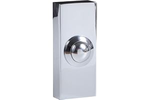 Byron Wired Bell Push Surface Mounted - Chrome
